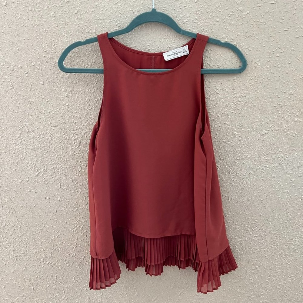Abercrombie Rust colored Blouse